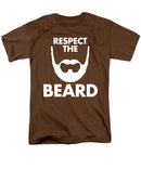 Respect The Beard - Men's T-Shirt  (Regular Fit)