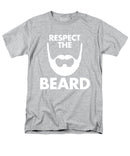 Respect The Beard - Men's T-Shirt  (Regular Fit)