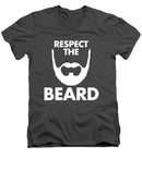 Respect The Beard - Men's V-Neck T-Shirt