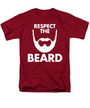 Respect The Beard - Men's T-Shirt  (Regular Fit)