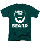 Respect The Beard - Men's T-Shirt  (Regular Fit)