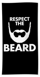 Respect The Beard - Beach Towel