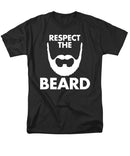 Respect The Beard - Men's T-Shirt  (Regular Fit)