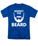 Respect The Beard - Men's T-Shirt  (Regular Fit)