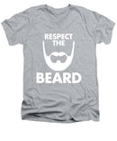Respect The Beard - Men's V-Neck T-Shirt