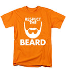 Respect The Beard - Men's T-Shirt  (Regular Fit)