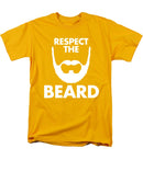 Respect The Beard - Men's T-Shirt  (Regular Fit)