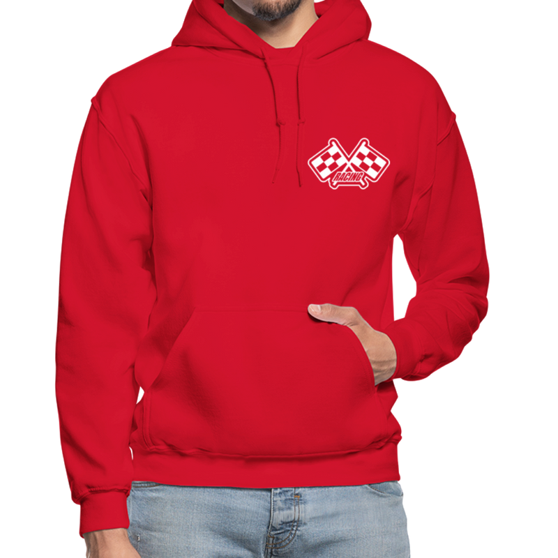 Some Smoke Weed Some Hit THe Bottle Adult Hoodie - red