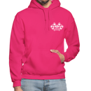 Some Smoke Weed Some Hit THe Bottle Adult Hoodie - fuchsia