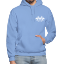 Some Smoke Weed Some Hit THe Bottle Adult Hoodie - carolina blue