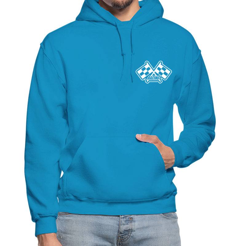 Some Smoke Weed Some Hit THe Bottle Adult Hoodie - turquoise