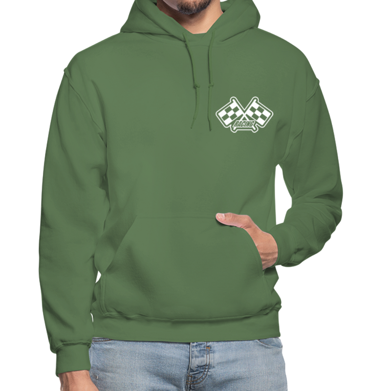 Some Smoke Weed Some Hit THe Bottle Adult Hoodie - military green