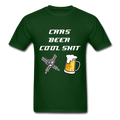 Cars Beer Cool Shit Unisex Classic T-Shirt - forest green