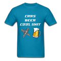 Cars Beer Cool Shit Unisex Classic T-Shirt - turquoise