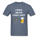 Cars Beer Cool Shit Unisex Classic T-Shirt - denim