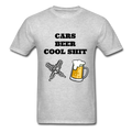 Cars Beer Cool Shit Unisex Classic T-Shirt - heather gray