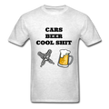 Cars Beer Cool Shit Unisex Classic T-Shirt - light heather gray