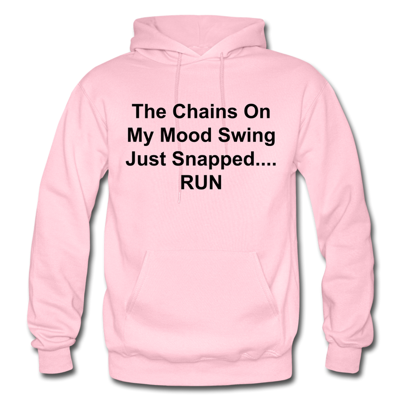 The Chains On My Mood Swing Heavy Blend Adult Hoodie - light pink