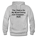 The Chains On My Mood Swing Heavy Blend Adult Hoodie - heather gray