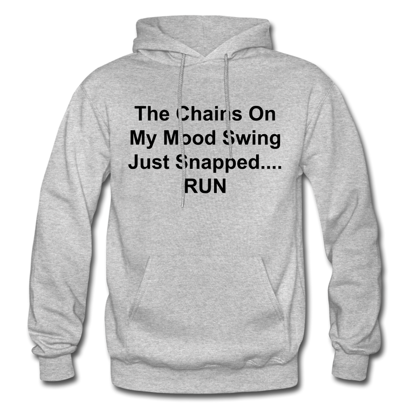 The Chains On My Mood Swing Heavy Blend Adult Hoodie - heather gray