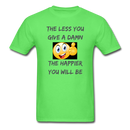 The Less You Give A Damn Unisex Classic T-Shirt - kiwi