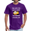 The Less You Give A Damn Unisex Classic T-Shirt - purple