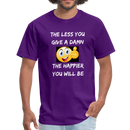 The Less You Give A Damn Unisex Classic T-Shirt - purple
