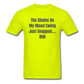 The Chains On My Mood Swing Unisex Classic T-Shirt - safety green