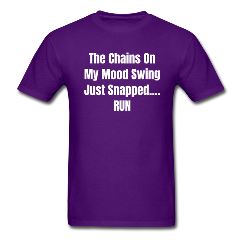 The Chains On My Mood Swing Unisex Classic T-Shirt - purple
