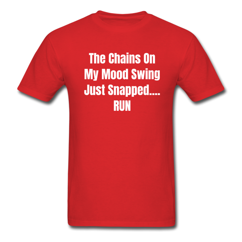The Chains On My Mood Swing Unisex Classic T-Shirt - red