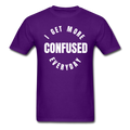 I Get More Confused Everyday Unisex Classic T-Shirt - purple