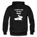 I Can't Live By The Rules Adult Hoodie - black