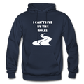 I Can't Live By The Rules Adult Hoodie - navy