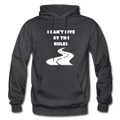 I Can't Live By The Rules Adult Hoodie - charcoal gray