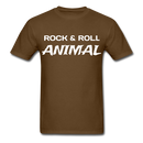 Rock & Roll Animal Unisex Classic T-Shirt - brown