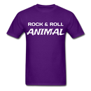 Rock & Roll Animal Unisex Classic T-Shirt - purple