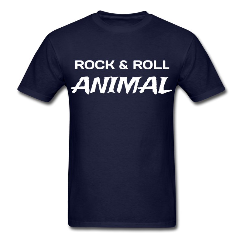 Rock & Roll Animal Unisex Classic T-Shirt - navy