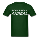 Rock & Roll Animal Unisex Classic T-Shirt - forest green
