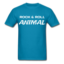 Rock & Roll Animal Unisex Classic T-Shirt - turquoise