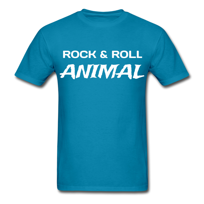 Rock & Roll Animal Unisex Classic T-Shirt - turquoise