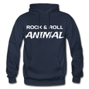 Rock & Roll Animal Heavy Blend Adult Hoodie - navy