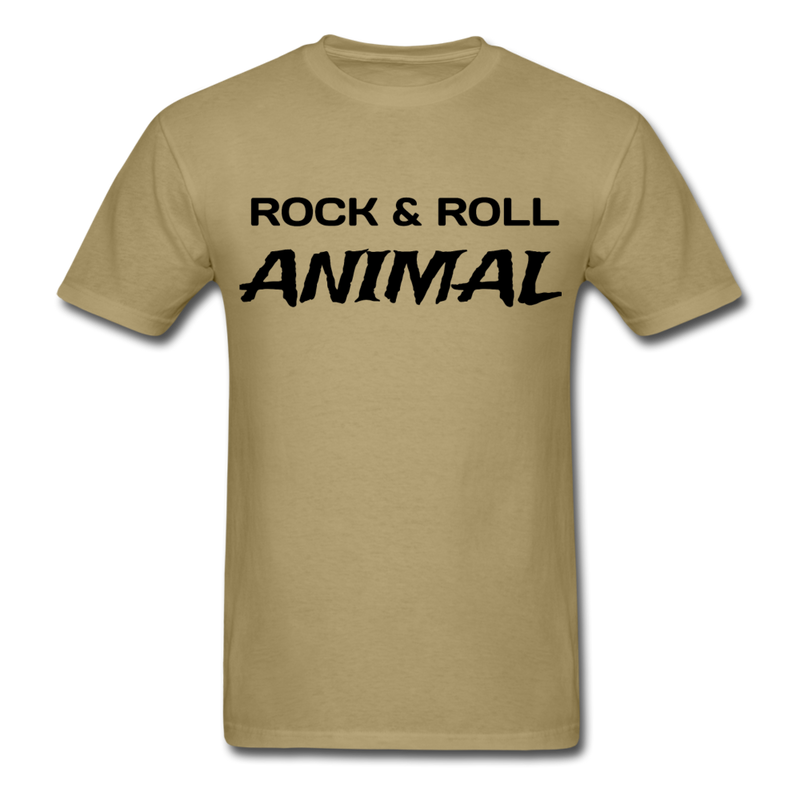 Rock & Roll Animal Unisex Classic T-Shirt - khaki