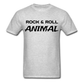 Rock & Roll Animal Unisex Classic T-Shirt - heather gray