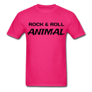 Rock & Roll Animal Unisex Classic T-Shirt - fuchsia