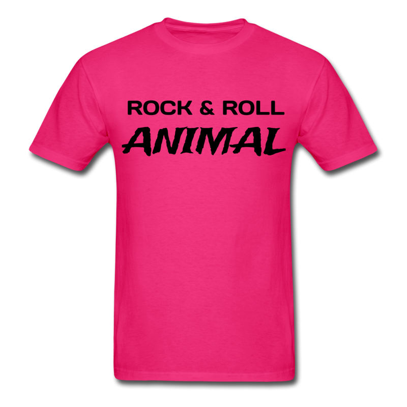 Rock & Roll Animal Unisex Classic T-Shirt - fuchsia