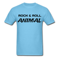 Rock & Roll Animal Unisex Classic T-Shirt - aquatic blue