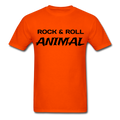 Rock & Roll Animal Unisex Classic T-Shirt - orange