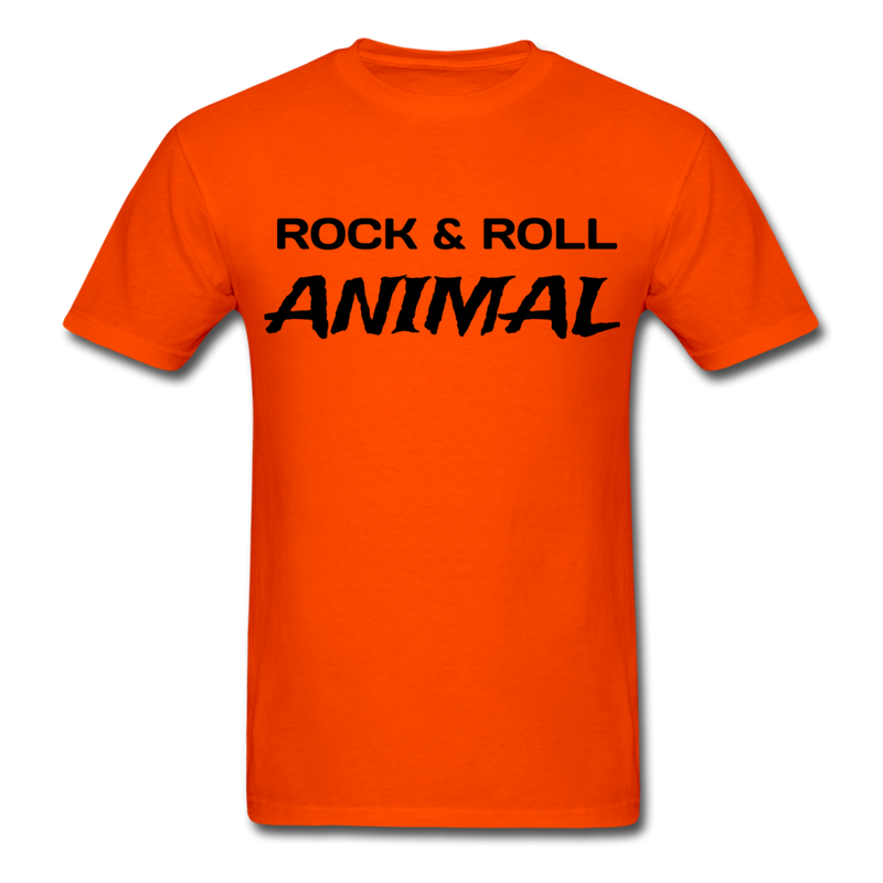 Rock & Roll Animal Unisex Classic T-Shirt - orange
