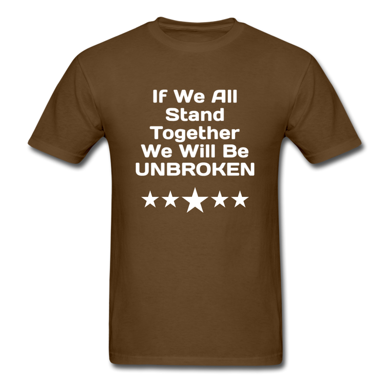If We All Stand Together Unisex Classic T-Shirt - brown