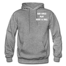 Bad Girls Play Rock and Roll Heavy Blend Adult Hoodie - graphite heather